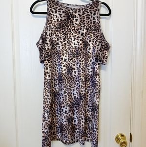 Animal print dress